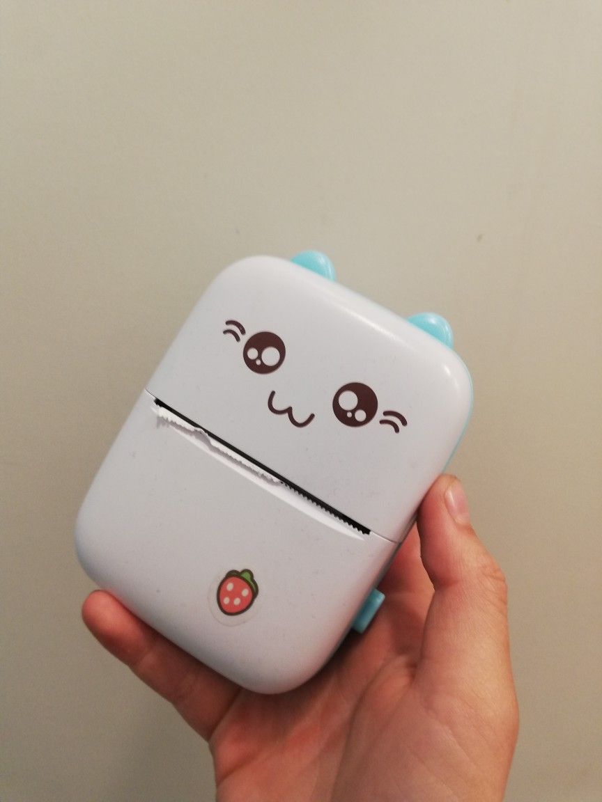 Mini Portable Pocket Thermal Printer | one paper roll and USB cable