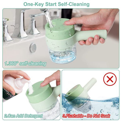 5 In 1 Handheld Hammer Electric Vegetable Cutter Set Mini