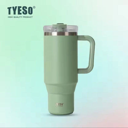 TYESO LARGE VACUUM INSULATED tumbler and COFFEE CUP 900ML